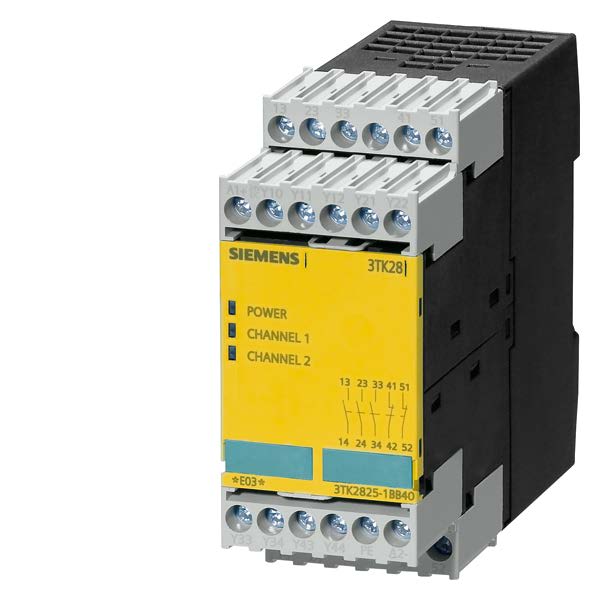 Siemens - Siemens 3TK2825-1BB40 24 VDC 3NO 2NC Screw Terminal Mechanical Safety Relay