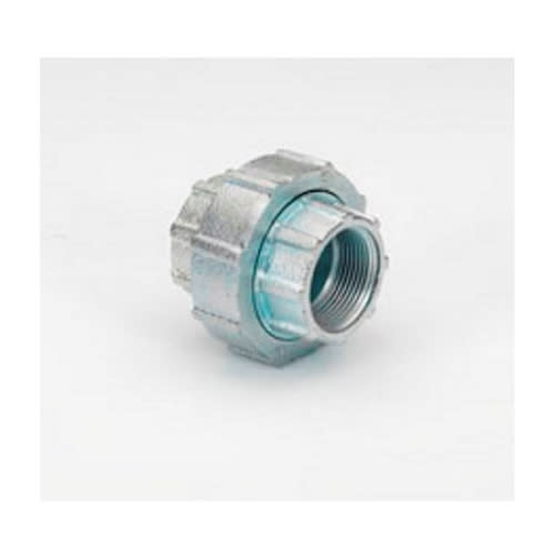 Bridgeport Fittings - Bridgeport 1128-RT 3" Rigid Raintight 3pc Self Aligning Coupling, Malleable