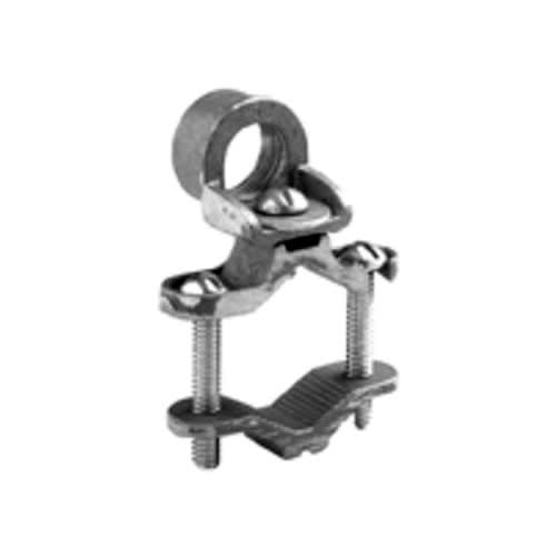 Bridgeport Fittings - Bridgeport 1325-B 1/2" - 1" Threaded Hub Ground Clamp, Brass