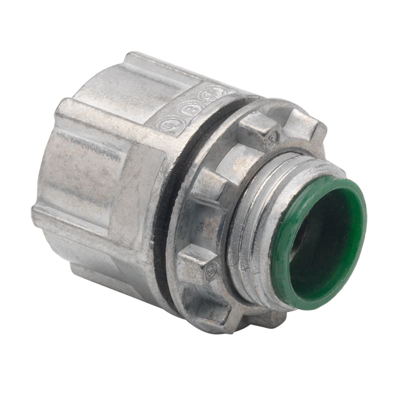 Bridgeport Fittings - Bridgeport 151-DC 1/2" Threaded Hub, Insulated Throat, Zinc Die Cast
