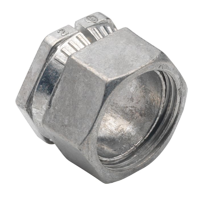 Bridgeport Fittings - Bridgeport 225-DC 1/2" EMT Low Profile Compression Connector, Die Cast
