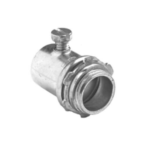 Bridgeport Fittings - Bridgeport 239-I 4" EMT Set Screw Connector, Steel, w/ Insulated Throat