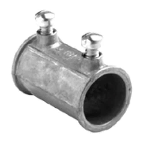 Bridgeport Fittings - Bridgeport 241-DC 3/4" EMT Set Screw Coupling, Zinc Die Cast