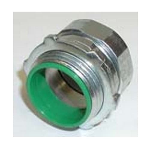 Bridgeport Fittings - Bridgeport 251-USI 3/4" EMT Compression Connector with Insulated Throat, Steel (USA)