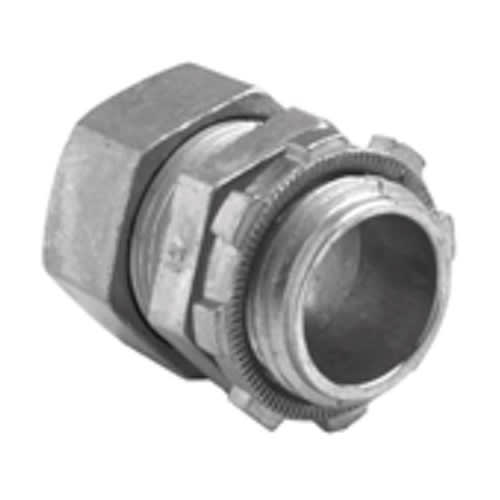 Bridgeport Fittings - Bridgeport 250-DC2 1/2" EMT Compression Connector, Zinc Die Cast