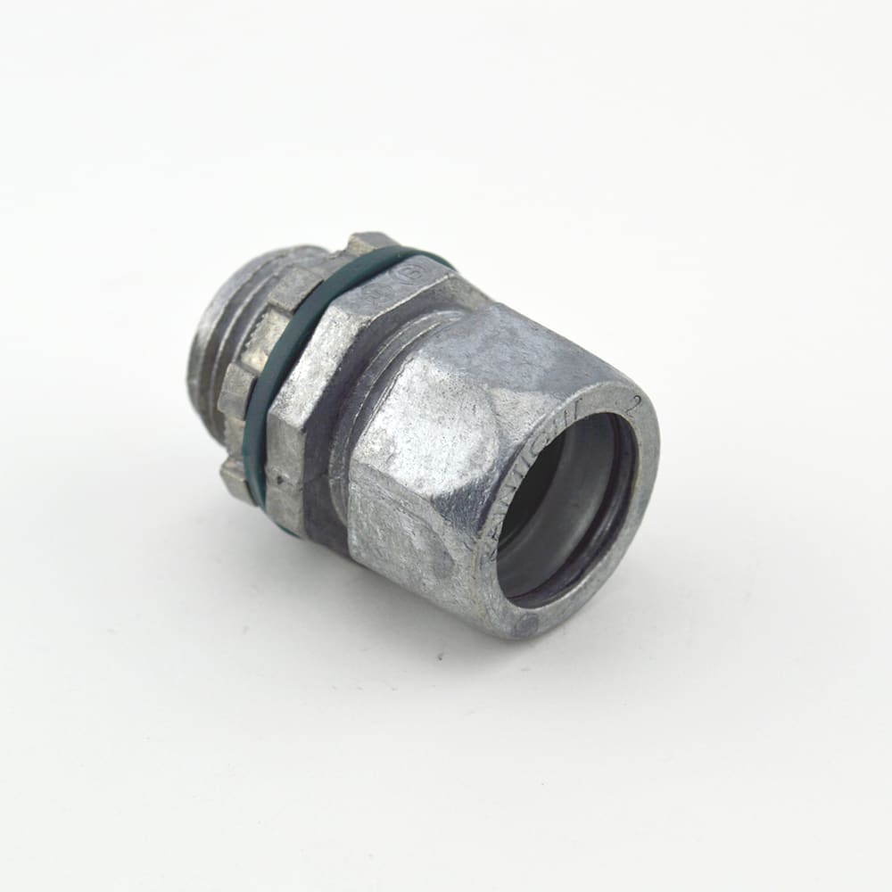 Bridgeport Fittings - Bridgeport 250-RT2 1/2" Raintight Compression Connector, Zinc Die Cast