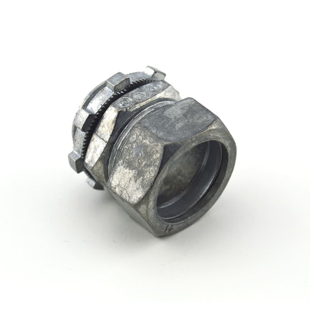 Bridgeport Fittings - Bridgeport 251-DC2 3/4" EMT Compression Connector, Zinc Die Cast