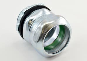 Bridgeport Fittings - Bridgeport 252-SRT 1" EMT Raintight / Concrete-tight Compression Connector, Steel