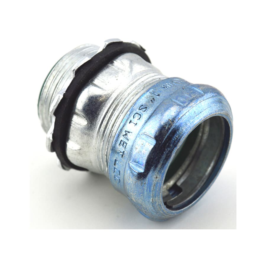 Bridgeport Fittings - Bridgeport 252-SRTI 1" EMT Compression Connector, Raintight, Insulated, Steel