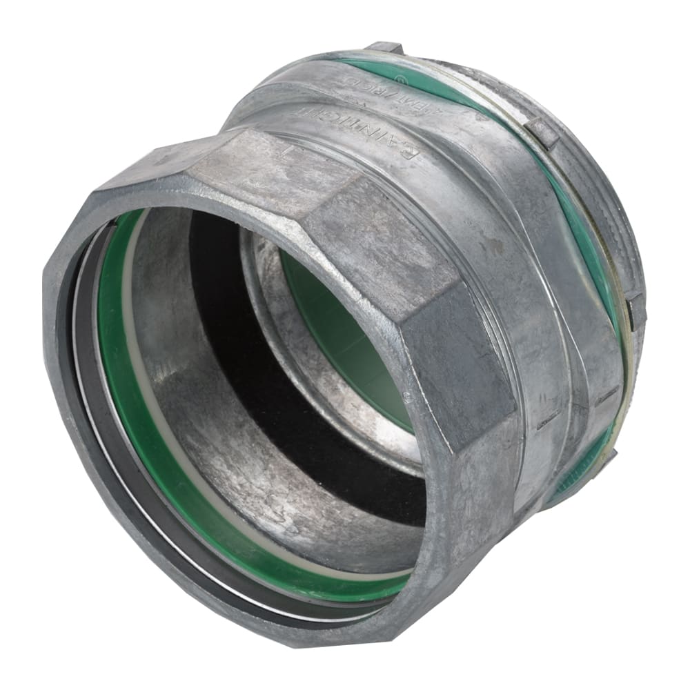 Bridgeport Fittings - Bridgeport 258-RTI2 3-1/2" EMT Raintight Insulated Compression Connector, Die Cast
