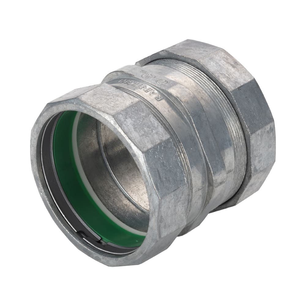 Bridgeport Fittings - Bridgeport 267-RT 3" Raintight Compression Coupling, Zinc Die Cast