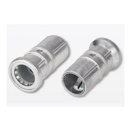 Bridgeport Fittings - Bridgeport 280SPMB 1/2" Push-EMT to AC/MC/MCI/FMC Transition Coupling, Zinc Alloy