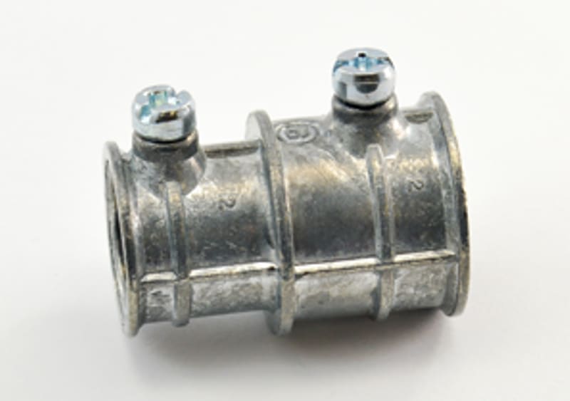 Bridgeport Fittings - Bridgeport 290-DC 1/2" Combination Coupling, EMT to Rigid, Set Screw, Die Cast