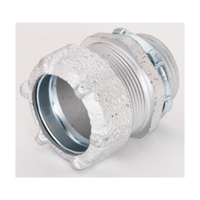 Bridgeport Fittings - Bridgeport 3002 1" Rigid/IMC Conduit Compression Connector, Malleable Iron