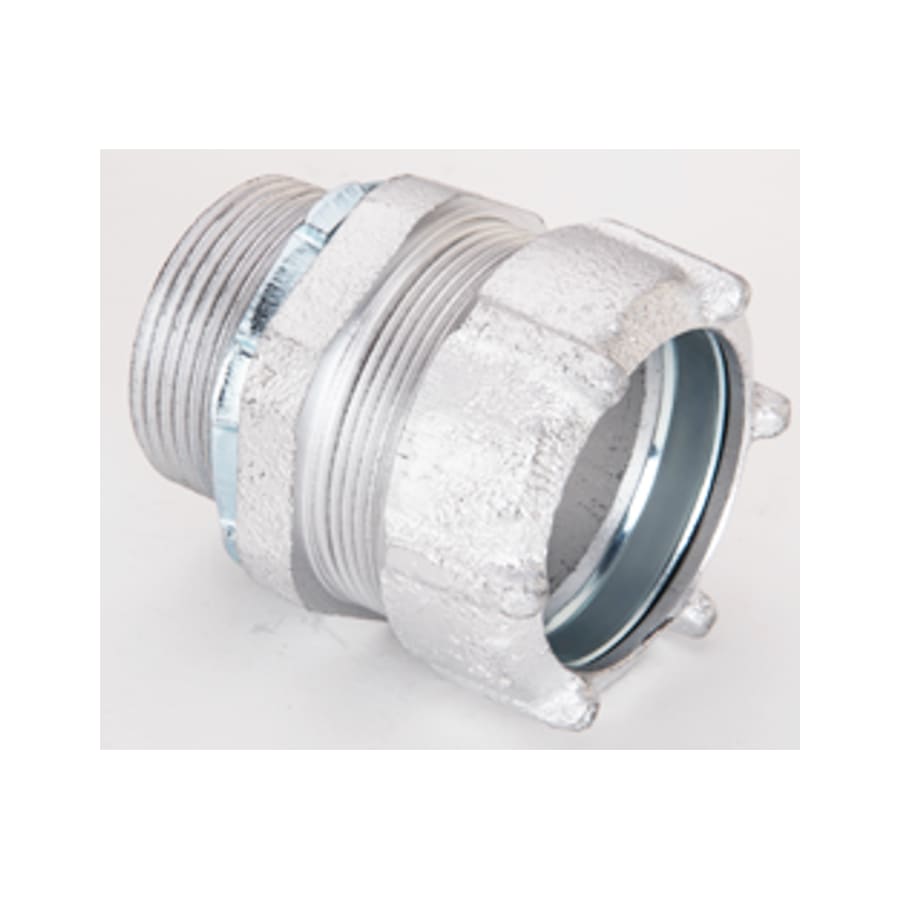 Bridgeport Fittings - Bridgeport 3003 1-1/4" Rigid/IMC Conduit Compression Connector, Malleable Iron