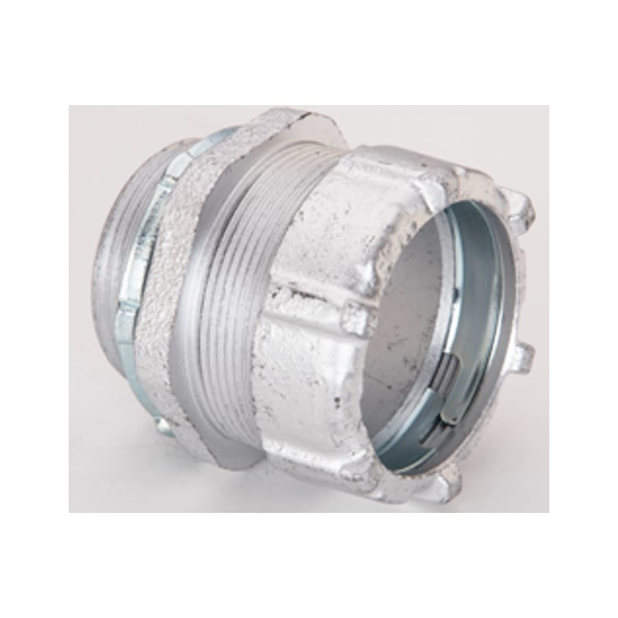 Bridgeport Fittings - Bridgeport 3004 1-1/2" Rigid/IMC Conduit Compression Connector, Malleable Iron