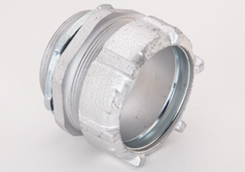 Bridgeport Fittings - Bridgeport 3005 2" Rigid/IMC Conduit Compression Connector, Malleable Iron