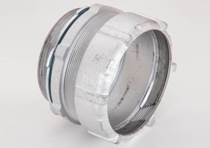 Bridgeport Fittings - Bridgeport 3009 4" Rigid/IMC Conduit Compression Connector, Malleable Iron