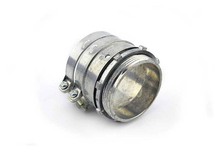 Bridgeport Fittings - Bridgeport 418-DC2 3" Flexible Metal Conduit Squeeze Connector, Zinc Die Cast