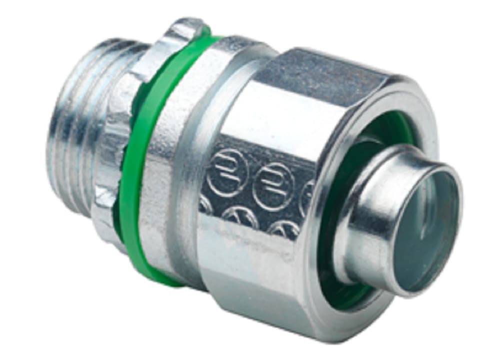 Bridgeport Fittings - Bridgeport 433-SLT 1-1/4" Liquidtight Straight Connector, Steel
