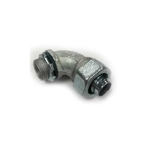 Bridgeport Fittings - Bridgeport 469-SLT 3/8" 90deg Liquidtight Connector, Steel