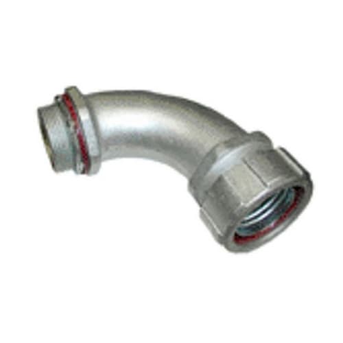 Bridgeport Fittings - Bridgeport 478-SLT 3-1/2" 90deg Liquidtight Connector, Malleable Iron