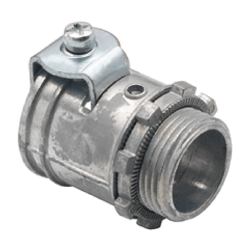 Bridgeport Fittings - Bridgeport 573-DC2 1" U-Shaped Single Screw Romex Connector