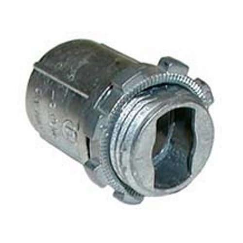 Bridgeport Fittings - Bridgeport 590-DC2 3/8" Snap Type Connector, FMC/AC/MC, Die Cast