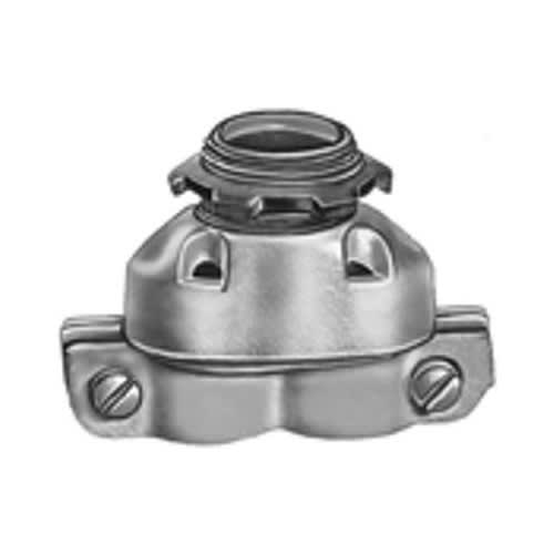 Bridgeport Fittings - Bridgeport 630-DC2 3/8" FMC/AC/MC Strap-Type Strap-Type Duplex Connector, Zinc Die Cast