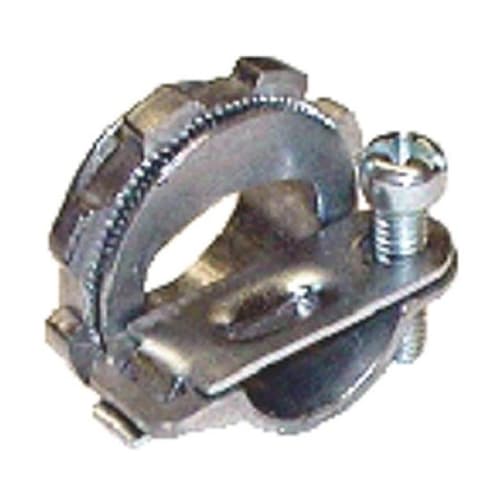 Bridgeport Fittings - Bridgeport 651-DC2 3/8" Single-Screw Strap Type NM Connector, Zinc Die Cast