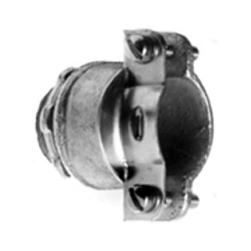 Bridgeport Fittings - Bridgeport 653-DC2 1/2" 2-Screw Strap Connector, AC only, Die Cast