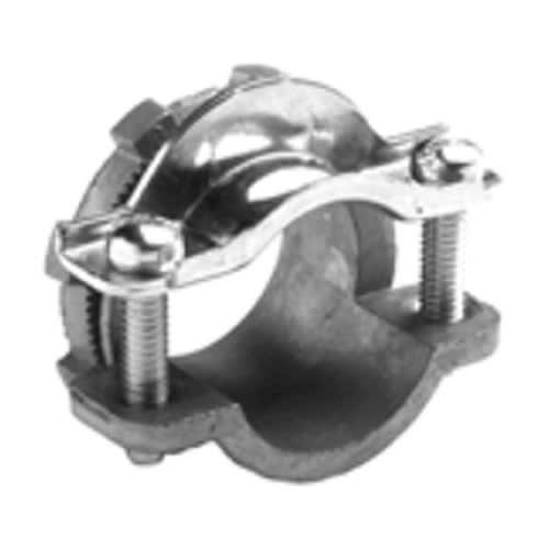 Bridgeport Fittings - Bridgeport 660-DC2 3/4" Two-Screw Strap-Type NM Cable Connector, Round Cable, Zinc Die Cast
