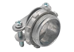 Bridgeport Fittings - Bridgeport 670-DC2 3/4" Two-Screw Strap-Type NM Cable Connector, Oval Cable, Zinc Die Cast