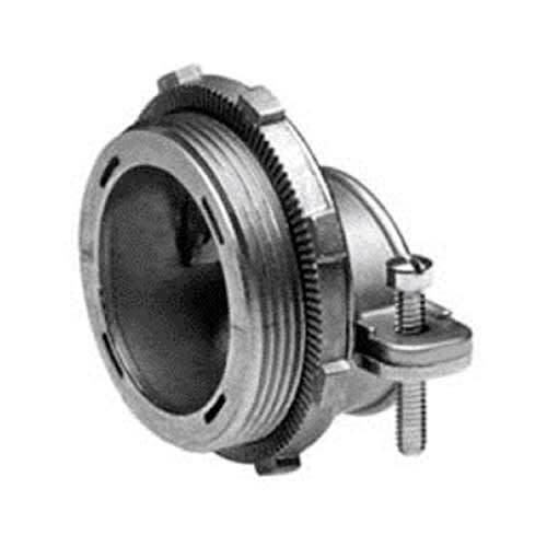 Bridgeport Fittings - Bridgeport 688-DC2 3" 2-Screw Strap Round Connector, MC, Die Cast