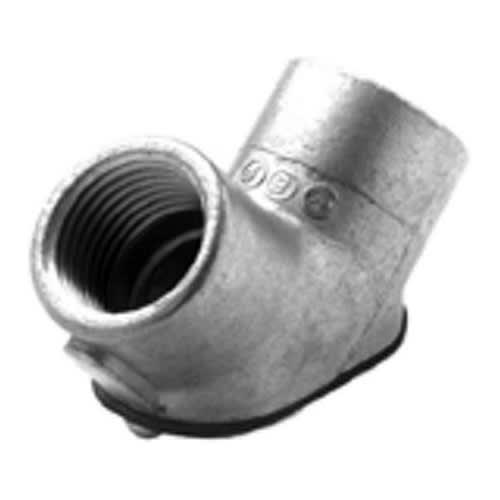 Bridgeport Fittings - Bridgeport 83-DC 1" Rigid Pulling Elbow, Threaded, Die Cast
