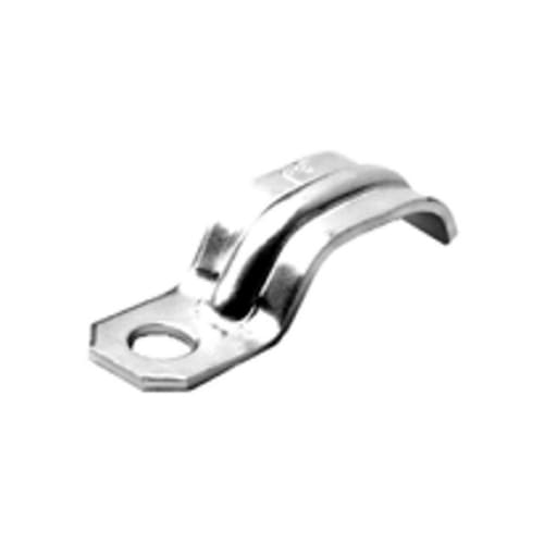 Bridgeport Fittings - Bridgeport 884-SE #3,#3/0, #4/0 1-hole Service Entrance Strap, Steel