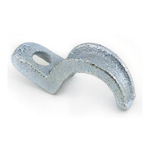 Bridgeport Fittings - Bridgeport 901-AL 1/2" 1-Hole Pipe Strap, Rigid, Aluminum
