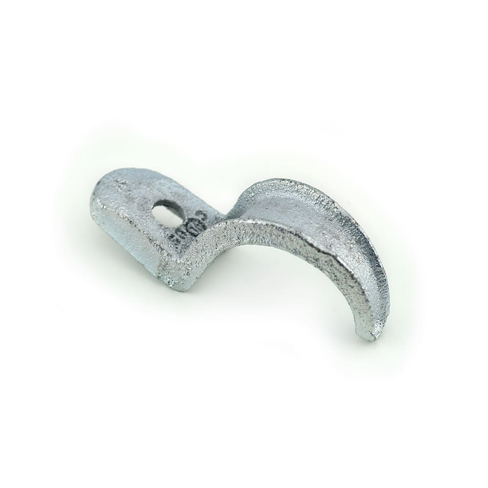 Bridgeport Fittings - Bridgeport 903 1" 1-Hole Pipe Strap, Rigid, Malleable