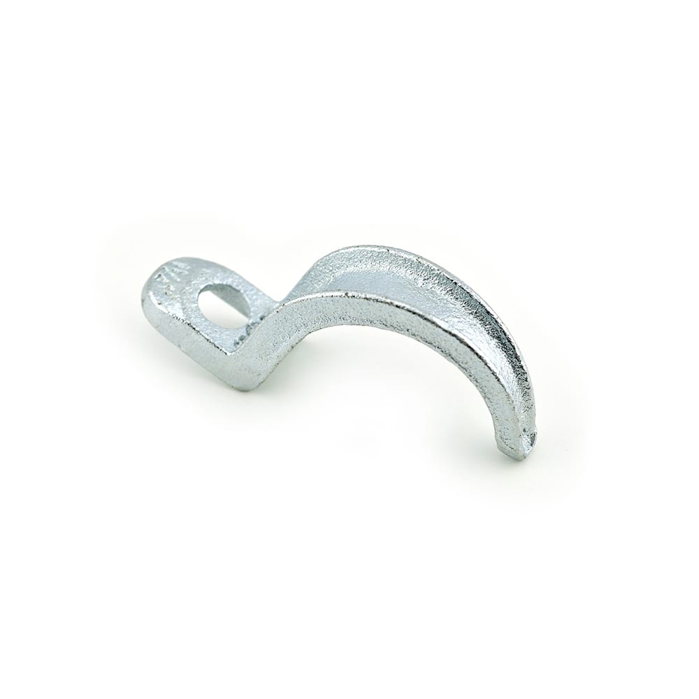 Bridgeport Fittings - Bridgeport 904 1-1/4" 1-Hole Pipe Strap, Rigid, Malleable
