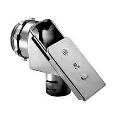 Bridgeport Fittings - Bridgeport 92-DC 3/4" 90deg Screw-In Connector, Zinc Die Cast