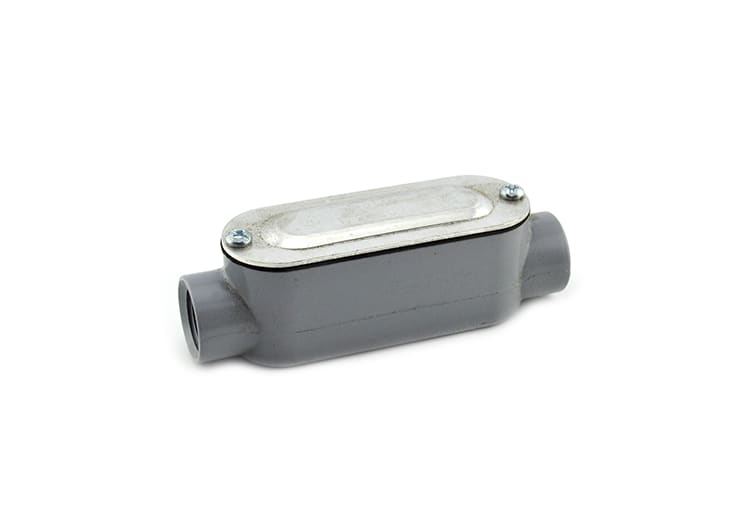 Bridgeport Fittings - Bridgeport C-50CG 4" Type-C Conduit Body w/ Cover &amp; Gasket, Aluminum