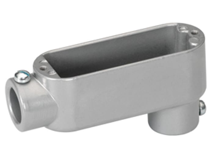 Bridgeport Fittings - Bridgeport LB-33 1" Type-LB EMT Conduit Body, Aluminum