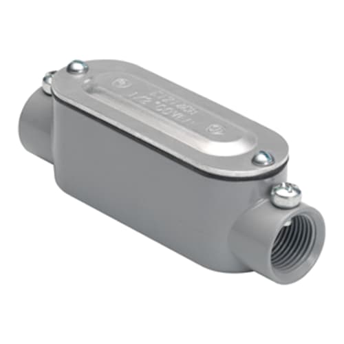 Bridgeport Fittings - Bridgeport LB-42CGC 3/4" Combination Type-LB Conduit Body w/ Cover & Gasket, Aluminum