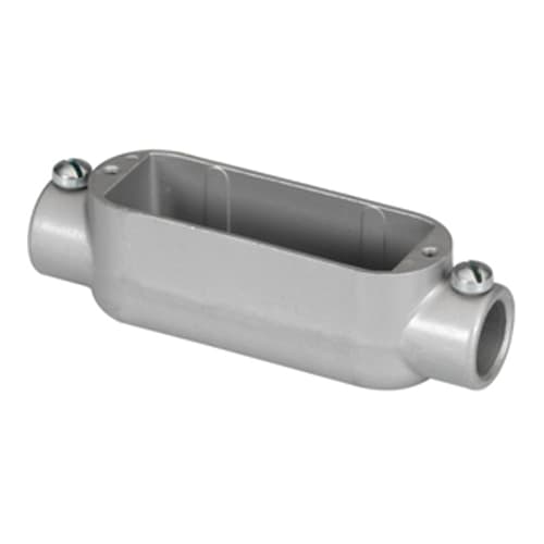 Bridgeport Fittings - Bridgeport LB-43CGC 1" Combination Type-LB Conduit Body w/ Cover & Gasket, Aluminum