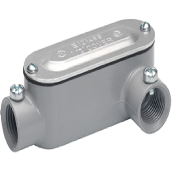 Bridgeport Fittings - Bridgeport LL-42CGC 3/4" Combination Type-LL Conduit Body w/ Cover & Gasket, Aluminum