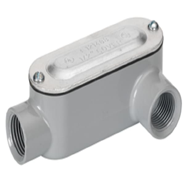 Bridgeport Fittings - Bridgeport LL-46CG 2" Type-LL Conduit Body w/ Cover &amp; Gasket, Aluminum