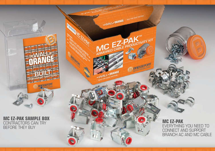 Bridgeport Fittings - BPT MC-EZ-PAK ARMORED CABLE PROD KI