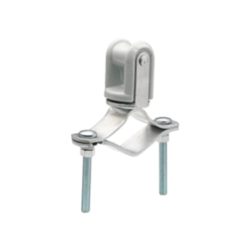 Bridgeport Fittings - Bridgeport MWH-1 1-1/4"-3" Mast Wire Holder, Adjustable, Porcelain