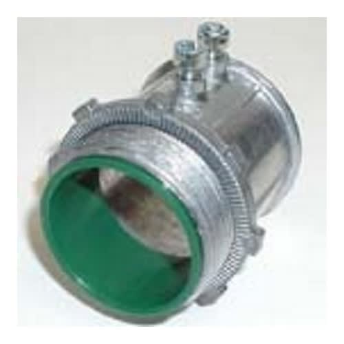 Bridgeport Fittings - Bridgeport 234-DCI2 1-1/2" EMT Set Screw Connector, Insulated, Die Cast