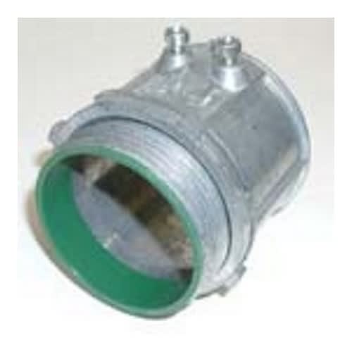 Bridgeport Fittings - Bridgeport 236-DCI2 2-1/2" EMT Set Screw Connector, Insulated, Die Cast